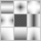 Black and white vertical rhombus pattern set