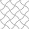 Black and white wavy lines checker abstract geometric seamless pattern, vector