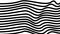 Black and white wavy lines pattern. Optical art background. opart striped. Modern waves, geometric line stripes