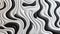 A black and white wavy pattern