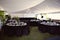 Black And White Wedding Reception Set Up