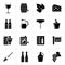 Black Wine industry objects icons