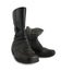 Black wintry womanish boots