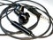 black wired headset with 3.5 mm jack plug