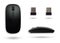 Black wireless mouse with clipping path.