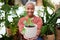 Black woman, plant and nature, gardening and sustainability with environment. African female person, eco friendly and