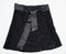 Black women skirt with belt