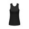 Black women tank top back view 3d vector mockup