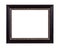 Black wooden picture frame