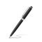 Black writing metal pen icon placed on white background. Vector illustration