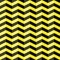 Black and yellow chevron seamless pattern