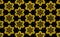 Black and yellow floral pattern.