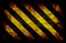 Black Yellow Hazard Stripes