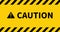 Black and yellow line striped. Caution tape. Caution and danger sign on yellow background. Vector illustration