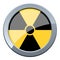 Black & Yellow Nuclear Button