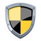 Black & Yellow Security Shield