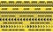 Black and yellow stripes vector police tape