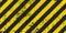 Black yellow stripes wall. Hazard industrial striped road warning. Yellow black diagonal stripes. Blank Warning Sign. Template.