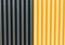 Black yellow vertical metal background