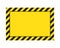 Black and yellow warning line striped rectangular background, yellow and black stripes on the diagonal, a warning to be careful of