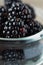 Blackberries macro