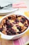 Blackberry clafoutis