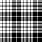 Blackberry clan tartan diagonal black white seamless fabric texture