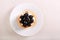 Blackberry cream mini tart