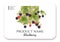 Blackberry. Ripe berries on branch. Template for product label,