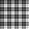 Blackberry tartan clan black white pixel seamless pattern