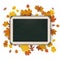 Blackboard Autumn Foliage