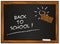 Blackboard black - back to school