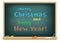 Blackboard congratulations Christmas