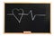 Blackboard and heart