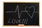 Blackboard and heart