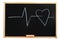 Blackboard and heart