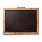 blackboard isolated on white, featuring ample copy-space for text.