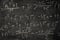 Blackboard with mathematical equations