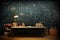 Blackboard with mathematical formulas, enhancing the back to school atmosphere