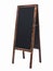 Blackboard Menu stand wooden Chalk board frame Isolated