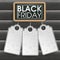 Blackboard Price Stickers Black Friday Wood