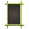 Blackboard in square bamboo frame - menu