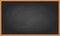 Blackboard in wooden frame