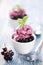 Blackcurrant dessert