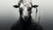 Blackened Sheep: A Dramatic Biblical Image In The Style Of Olivier Valsecchi