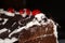 Blackforest cake at close-up