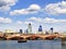 Blackfriars Bridge with London skyline