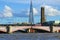 Blackfriars bridge and a Shard on the background , London