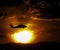 Blackhawk Helicopter - Afghanistan - Intense Sunset