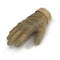 Blackhawk military tactical glove leather. US Soldier gloves on white. 3D illustration
